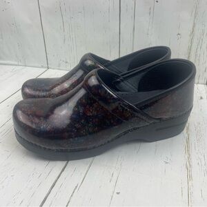 Dansko Multicolor Iridescent‎ Clogs